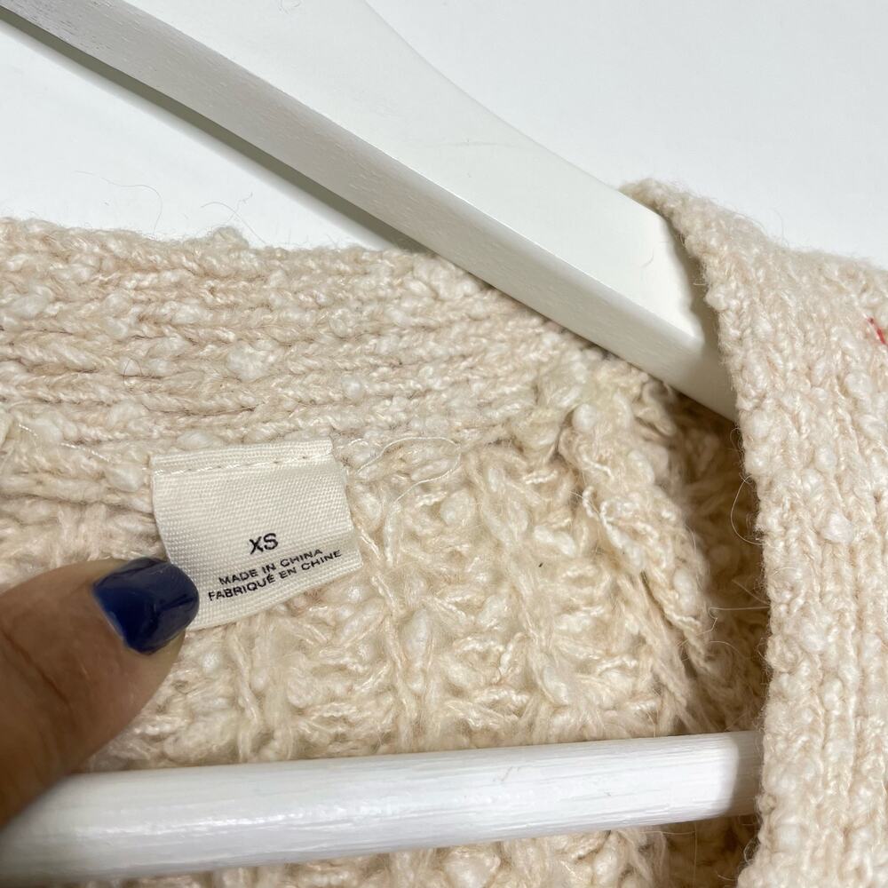 MOTH ANTHROPOLOGIE | Side Zip‎ Nubby Sweater | XS - Picture 7 of 7